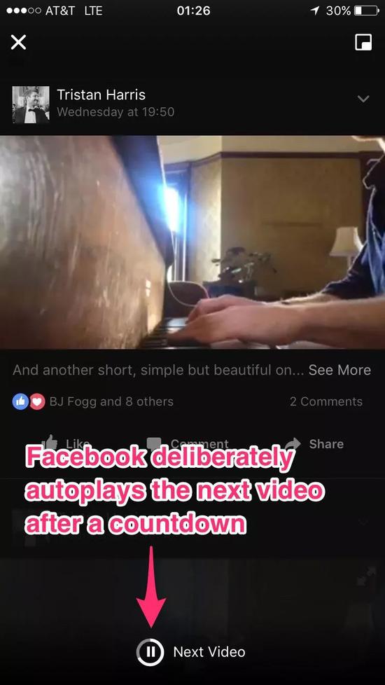 Netflix和Facebook都會在幾秒倒計時后自動播放下一個視頻