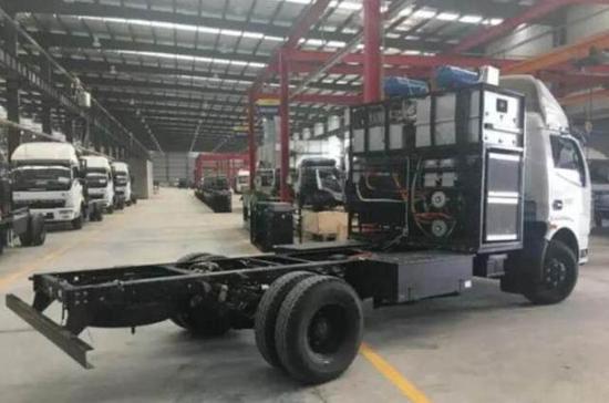 青年汽車的水氫燃料汽車。